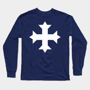 Coptic cross (white) Long Sleeve T-Shirt